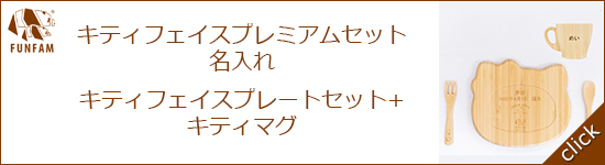 キティフェイスプレミアムセット名入れ