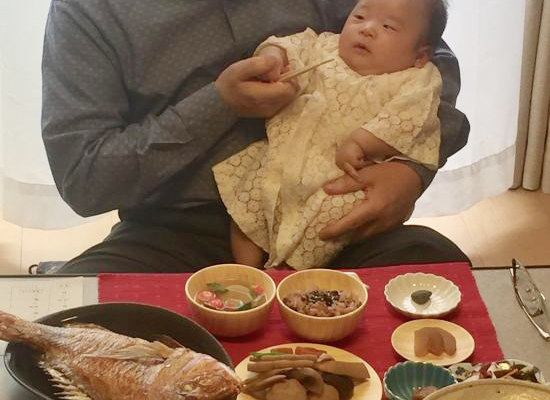 お食い初め写真
