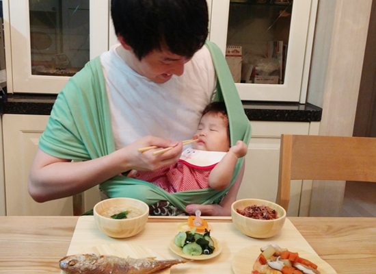 お客様お食い初め写真1