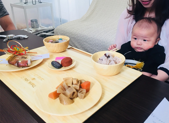 お客様お食い初め写真3